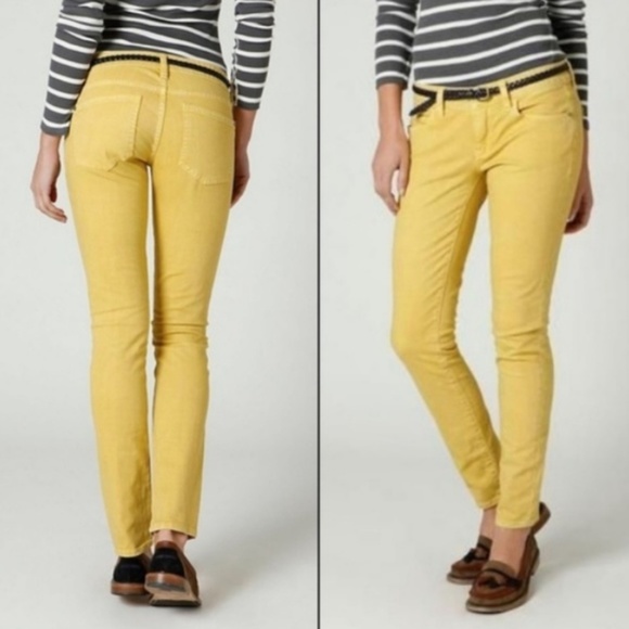 Anthropologie Denim - Pilcro & the Letterpress Stet Fit Yellow Jeans 24